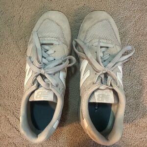 New Balance Light Gray Athletic Shoes